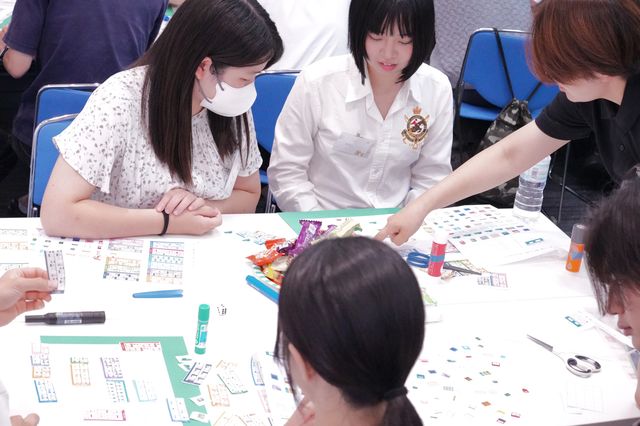 店舗レイアウトのカードワーク